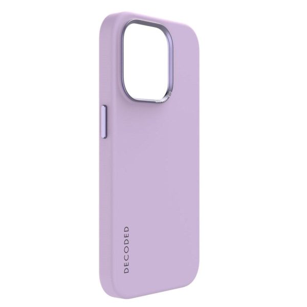 Decoded iPhone 15 Pro AntiMicrobial Silikone Cover - MagSafe Kompatibel - Lavender Online Sale