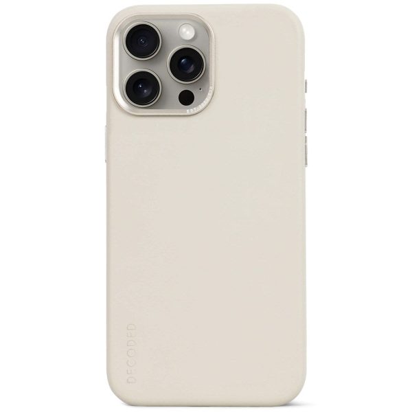 Decoded iPhone 15 Pro Max Læder Cover - MagSafe Kompatibel - Clay Online Hot Sale