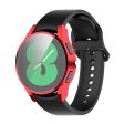 Samsung Galaxy Watch 4 (40mm) Plastik Cover m. Indbygget Skærmbeskyttelse - Rød on Sale