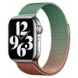 Apple Watch (38 40 SE 41 42mm) Gradient Magnetisk Stål Rem - Orange   Grøn Online