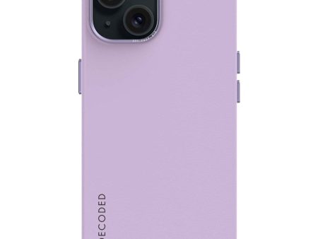 Decoded iPhone 15 AntiMicrobial Silikone Cover - MagSafe Kompatibel - Lavender For Sale