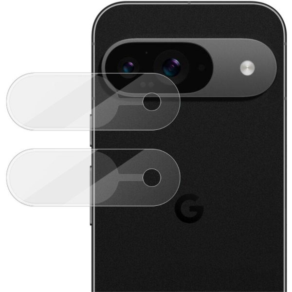 Google Pixel 9 IMAK Beskyttelsesglas til Kameralinse - 2 stk. - Gennemsigtig Sale