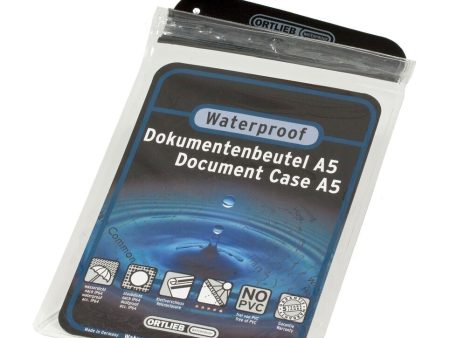 ORTLIEB Document-Bag A5 Vandtæt Dokumentpose (15x22cm) - Sort Supply