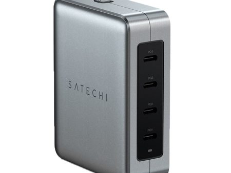 Satechi USB-C 145W GaN PD Travel Charger 4 x USB-C - Space Grey Cheap