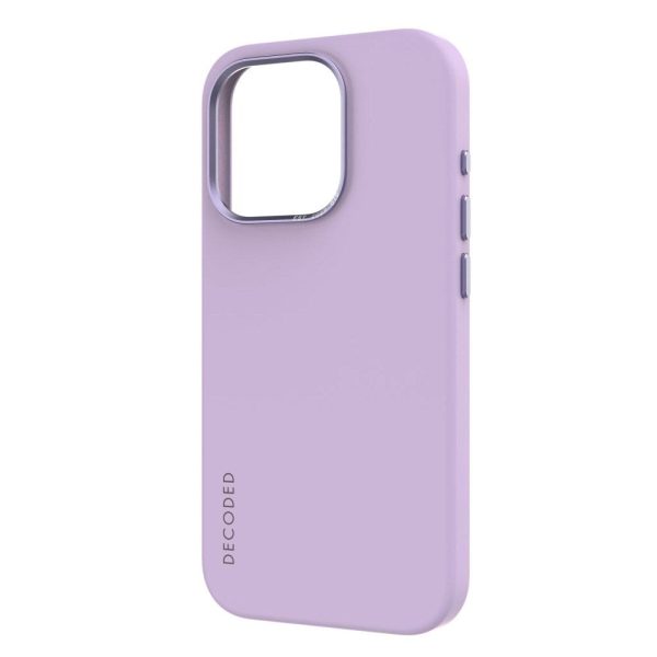 Decoded iPhone 15 Pro AntiMicrobial Silikone Cover - MagSafe Kompatibel - Lavender Online Sale