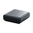 Satechi USB-C 200W GaN PD Travel Charger 6 x USB-C - Space Grey Supply