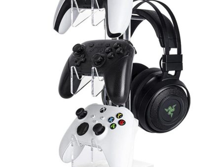 Stander til Controller & Headset - Hvid For Discount