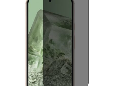 Google Pixel 8a Skærmbeskyttelse m. Privacy - Hærdet Glas - Full Fit - Gennemsigtig   Sort Online Hot Sale