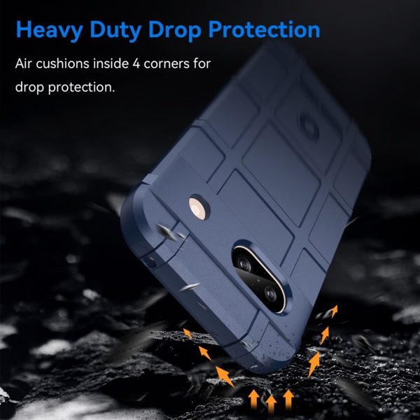 Google Pixel 8a Rugged Shield Series Håndværker Cover - Blå Sale