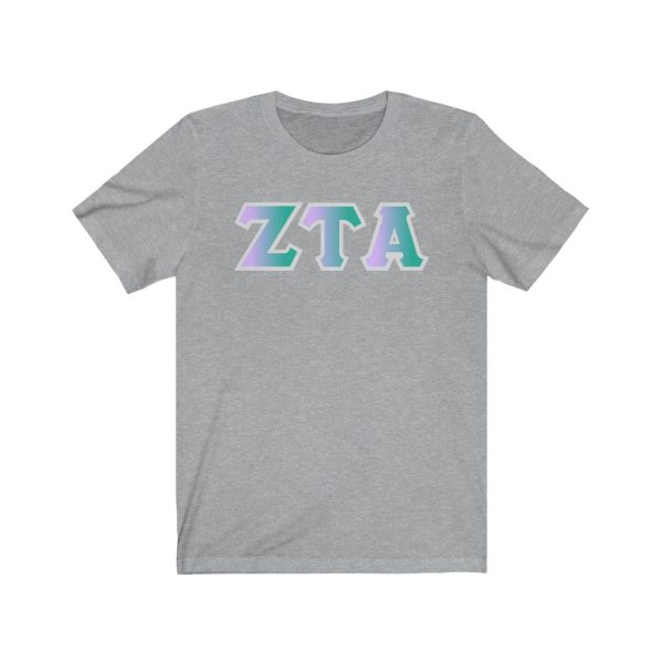 Zeta Tau Alpha Printed Letters | Antarctica T-Shirt For Discount