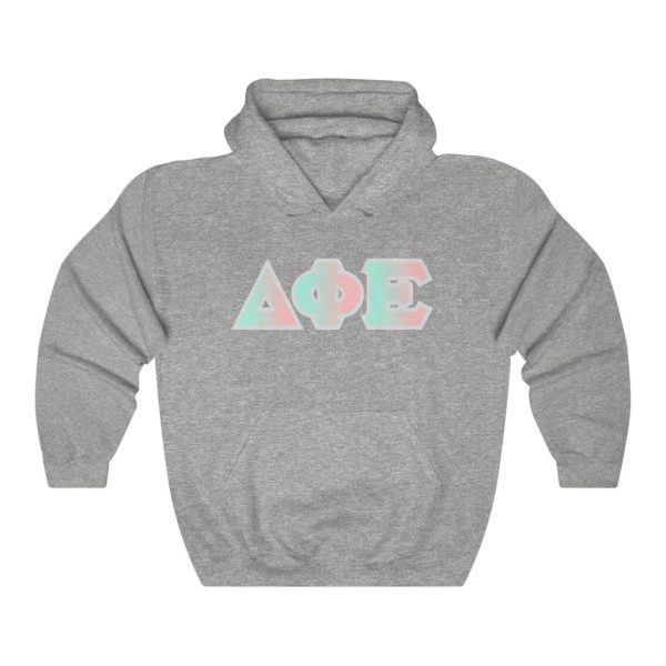 Delta Phi Epsilon Printed Letters | Dreams Hoodie Online