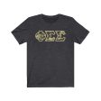 Phi Sigma Sigma Printed Letters | Camouflage T-Shirt Fashion