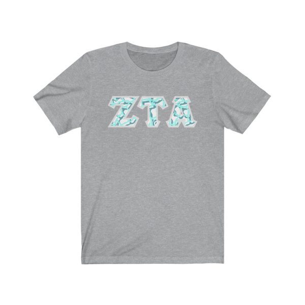 Zeta Tau Alpha Printed Letters | Under the Sea T-Shirt Supply