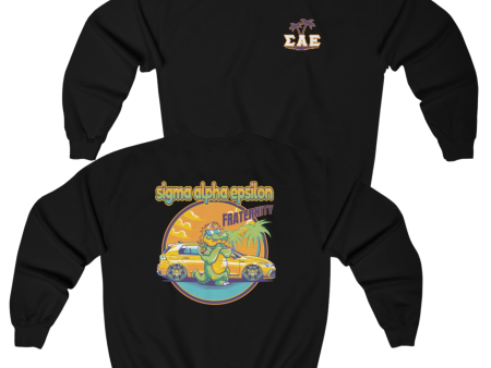 Sigma Alpha Epsilon Graphic Crewneck Sweatshirt | Cool Croc Online Hot Sale