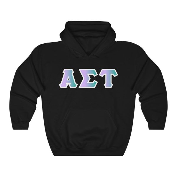 Alpha Sigma Tau Printed Letters | Antarctica Hoodie Discount