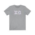 Chi Omega Printed Letters | Bayside White T-Shirt Discount