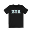 Zeta Tau Alpha Printed Letters | Under the Sea T-Shirt Supply