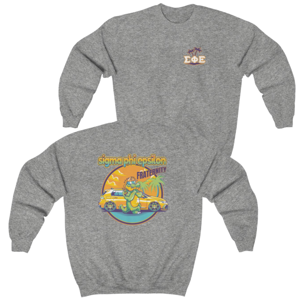 Sigma Phi Epsilon Graphic Crewneck Sweatshirt | Cool Croc For Discount