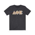 Delta Phi Epsilon Printed Letters | Nova Plaid T-Shirt For Cheap