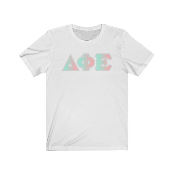 Delta Phi Epsilon Printed Letters | Dreams T-Shirt Sale