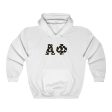 Alpha Phi Printed Letters | Sun and Moon Hoodie For Discount