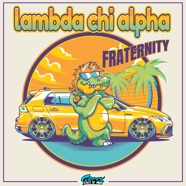 Lambda Chi Alpha Graphic Hoodie | Cool Croc Supply