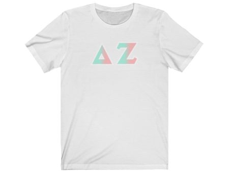 Delta Zeta Printed Letters | Dreams T-Shirt For Sale