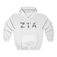 ZTA Printed Letters | Winter Camo Hoodie on Sale