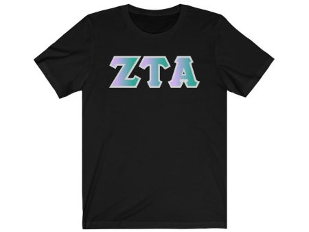 Zeta Tau Alpha Printed Letters | Antarctica T-Shirt For Discount