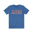 Alpha Omicron Pi Printed Letters | Roses T-Shirt Supply