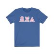 AXiD Printed Letters | Pink Rose with White Border T-Shirt Discount