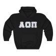 Alpha Omicron Pi Printed Letters | Pastel Tie-Dye Hoodie For Discount