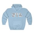 ZTA Printed Letters | Winter Camo Hoodie on Sale