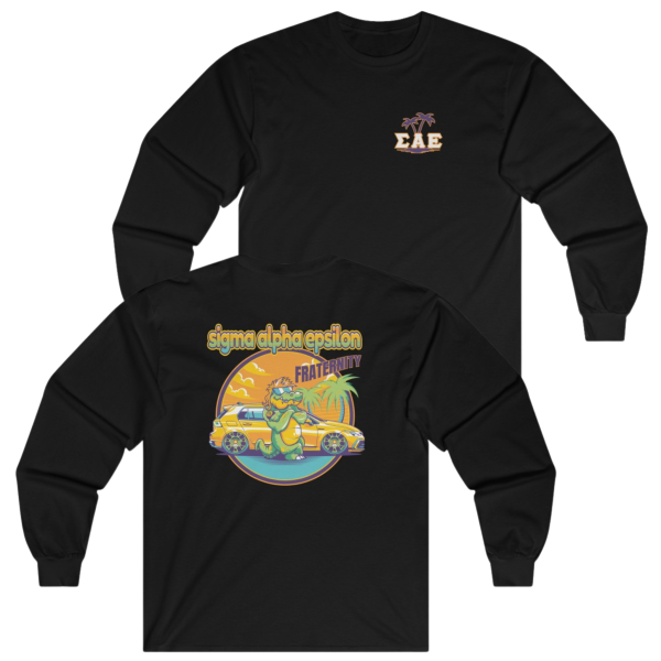 Sigma Alpha Epsilon Graphic Long Sleeve | Cool Croc Hot on Sale