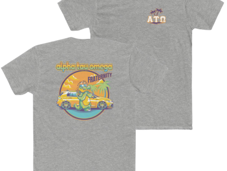 Alpha Tau Omega Graphic T-Shirt | Cool Croc Online Sale