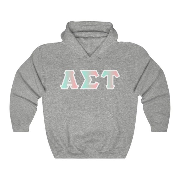 Alpha Sigma Tau Printed Letters | Dreams Hoodie on Sale