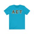 Alpha Sigma Tau Printed Letters | Golden Lotus T-Shirt For Discount