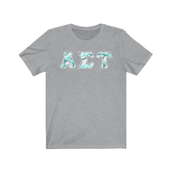 Alpha Sigma Tau Printed Letters | Under the Sea T-Shirt For Sale