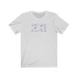 Chi Omega Printed Letters | Bayside White T-Shirt Discount