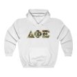 Delta Phi Epsilon Printed Letters | Camouflage Hoodie Cheap