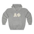 Alpha Phi Printed Letters | Golden Lotus Hoodie Online Sale