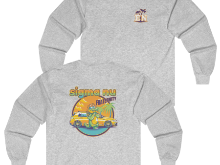 Sigma Nu Graphic Long Sleeve | Cool Croc For Sale