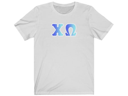 Chi Omega Printed Letters | Oceans T-Shirt Online Hot Sale