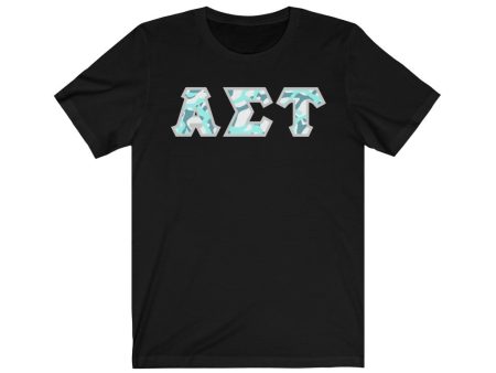 Alpha Sigma Tau Printed Letters | Under the Sea T-Shirt For Sale