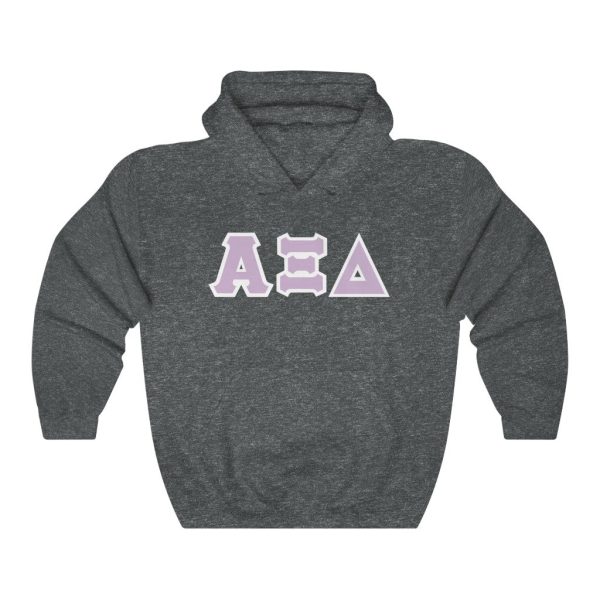 AXiD Print Letters | Loyal Lavender & White Border Hoodie For Sale