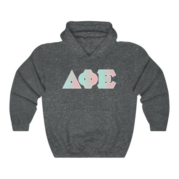 Delta Phi Epsilon Printed Letters | Dreams Hoodie Online