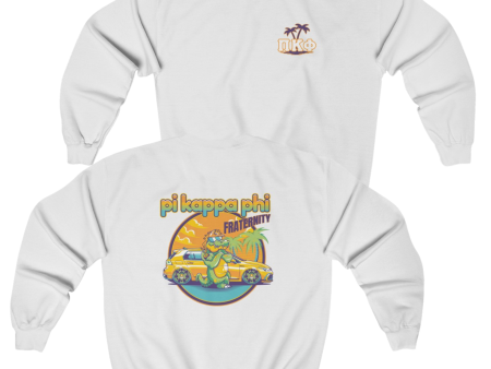 Pi Kappa Phi Graphic Crewneck Sweatshirt | Cool Croc Discount