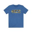 Phi Sigma Sigma Printed Letters | Camouflage T-Shirt Fashion