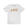 Delta Phi Epsilon Printed Letters | Nova Plaid T-Shirt For Cheap