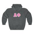 Alpha Phi Printed Letters | Bubble Gum Hoodie Cheap